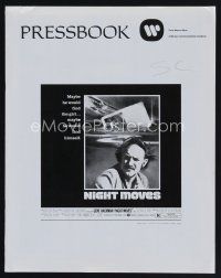 5h363 NIGHT MOVES pressbook '75 Gene Hackman, Susan Clark, James Woods, scuba diving!