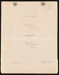 5h218 HER MAN GILBEY continuity & dialogue script Oct 14, 1948, screenplay by Rattigan & deGrunwald
