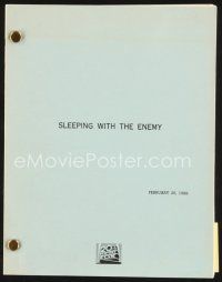 5h229 SLEEPING WITH THE ENEMY revised first draft script Feb 26, 1988, screenplay by Ronald Bass!