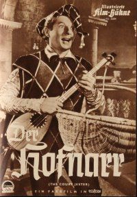 5h168 COURT JESTER German program '56 classic wacky Danny Kaye, Basil Rathbone, different images!
