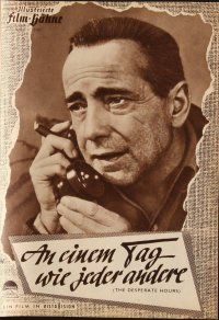 5h172 DESPERATE HOURS German program '56 Humphrey Bogart, Fredric March, William Wyler, different!