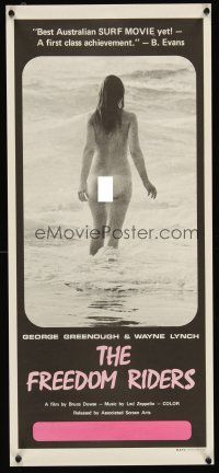 5j103 FREEDOM RIDERS Aust daybill '72 super sexy completely naked Aussie surfer girl!
