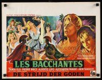 5j335 BACCHANTES Belgian '61 art of pretty Taina Elg & soldiers by Mascii!