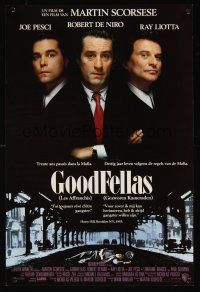 5j383 GOODFELLAS Belgian '90 Robert De Niro, Joe Pesci, Ray Liotta, Martin Scorsese classic!