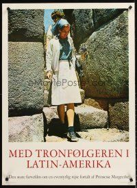5j570 MED TRONFOLGEREN I LATIN-AMERIKA Danish '66 Borge Host travel documentary!