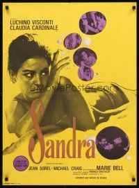 5j743 SANDRA French 23x32 '65 Luchino Visconti's Vaghe stelle dell'Orsa, sexy Claudia Cardinale!