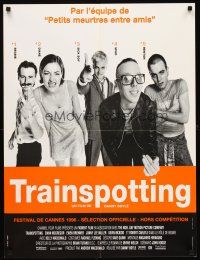 5j765 TRAINSPOTTING French 23x32 '96 heroin drug addict Ewan McGregor, directed by Danny Boyle!
