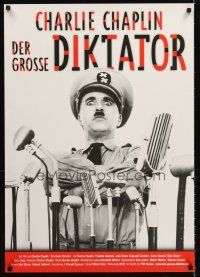 5j282 GREAT DICTATOR German R00s Charlie Chaplin directs and stars, wacky WWII comedy!