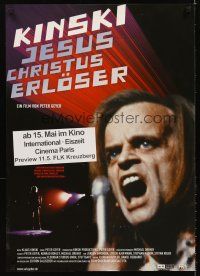 5j286 JESUS CHRIST SAVIOUR German '08 Peter Geyer, Klaus Kinski's one-man religious show!