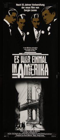 5j264 ONCE UPON A TIME IN AMERICA German 9x21 '84 Robert De Niro, James Woods, by Sergio Leone!
