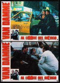 5j167 MAXIMUM RISK 4 Italian photobustas '96 Jean-Claude Van Damme & sexy Natasha Henstridge!