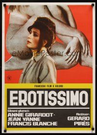 5j234 EROTISSIMO Yugoslavian '68 Annie Girardot, Jean Yanne, sexy image!