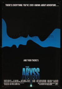 5k014 ABYSS int'l 1sh '89 directed by James Cameron, Ed Harris, different silhouette image!