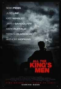 5k031 ALL THE KING'S MEN advance DS 1sh '06 Sean Penn, Jude Law, Kate Winslet!