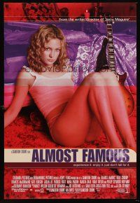 5k033 ALMOST FAMOUS int'l DS 1sh '00 Crowe directed, different image of super-sexy Kate Hudson!