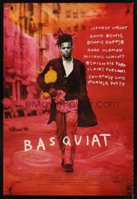 5k059 BASQUIAT DS 1sh '96 Jeffrey Wright as Jean Michel Basquiat, directed by Julian Schnabel!