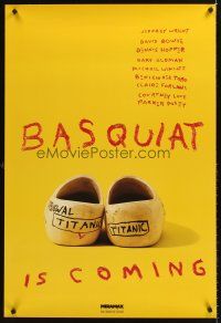 5k060 BASQUIAT teaser 1sh '96 Jeffrey Wright as Jean Michel Basquiat, directed by Julian Schnabel!