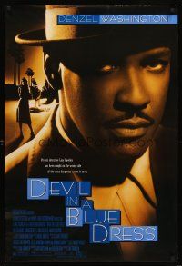 5k178 DEVIL IN A BLUE DRESS 1sh '95 great close-up image of Denzel Washington!
