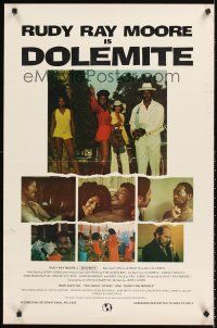 5k191 DOLEMITE int'l 1sh '75 D'Urville Martin, Lady Reed, cool image of Rudy Ray Moore!