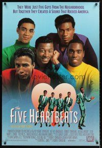 5k230 FIVE HEARTBEATS DS 1sh '91 Robert Townsend directed, Harry J. Lennix, Theresa Randle, R&B!