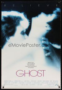 5k262 GHOST 1sh '90 classic Patrick Swayze & Demi Moore romantic close up!