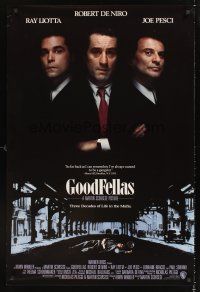 5k280 GOODFELLAS int'l 1sh '90 Robert De Niro, Joe Pesci, Ray Liotta, Martin Scorsese classic!