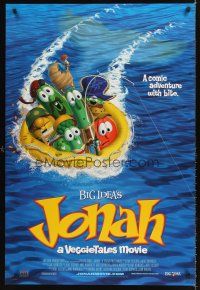 5k424 JONAH: A VEGGIETALES MOVIE DS 1sh '02 Phil Vischer, Mike Nawrocki, inspirational cartoon!