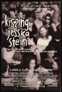 5k442 KISSING JESSICA STEIN advance DS 1sh '01 Jennifer Westfeldt, Heather Juergensen, lesbians!