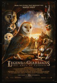 5k455 LEGEND OF THE GUARDIANS: THE OWLS OF GA'HOOLE IMAX advance DS 1sh '10 Zack Snyder!