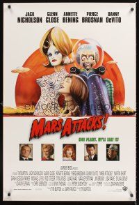 5k499 MARS ATTACKS! int'l 1sh '96 directed by Tim Burton, Jack Nicholson, Glenn Close!