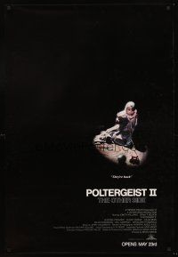 5k580 POLTERGEIST II advance 1sh '86 Heather O'Rourke, The Other Side, they're back!