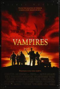 5k774 VAMPIRES DS 1sh '98 John Carpenter, James Woods, cool vampire hunter image!