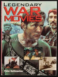 5m167 LEGENDARY WAR MOVIES first edition hardcover book '96 lots of color photos & cool content!