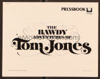 5m325 BAWDY ADVENTURES OF TOM JONES pressbook '76 Nicky Henson, sexy Joan Collins, English sex!
