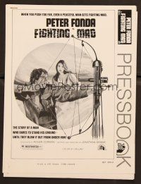 5m350 FIGHTING MAD pressbook '76 Jonathan Demme, cool art of archer Peter Fonda!