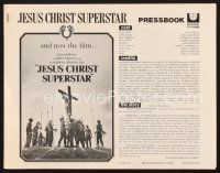 5m369 JESUS CHRIST SUPERSTAR pressbook '73 Ted Neeley, Andrew Lloyd Webber religious musical