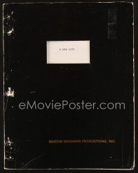 5m199 NEW LIFE script May 28, 1987, screenplay written by Alan Alda!