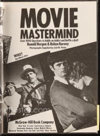 5m170 MOVIE MASTERMIND first edition hardcover book '84 over 1000 questions to baffle a buff!