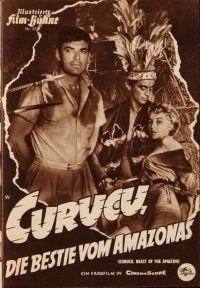 5m222 CURUCU, BEAST OF THE AMAZON German program '57 different horror images, but no monster!