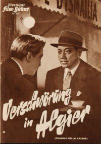 5m244 MAN FROM CAIRO German program '57 George Raft, Gianna Maria Canale, different images!
