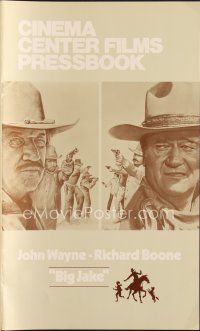 5m328 BIG JAKE pressbook '71 Richard Boone wanted gold but John Wayne gave him lead instead!