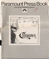 5m334 CHINATOWN pressbook '74 Jack Nicholson & Faye Dunaway, directed by Roman Polanski!