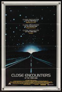 5p184 CLOSE ENCOUNTERS OF THE THIRD KIND silver 1sh '77 Steven Spielberg sci-fi classic!