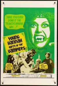 5p205 CRYPT OF THE LIVING DEAD 1sh '73 have you ever done it the Transylvanian way?