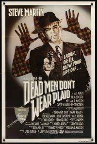 5p215 DEAD MEN DON'T WEAR PLAID 1sh '82 Steve Martin will blow your lips off if you don't laugh!