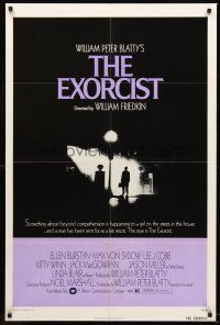 5p304 EXORCIST 1sh '74 William Friedkin, Max Von Sydow, William Peter Blatty horror classic!