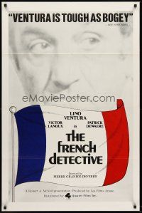 5p358 FRENCH DETECTIVE 1sh '79 Pierre Granier-Deferre's Audieu, poulet, Lino Ventura!