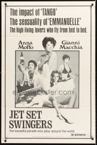5p387 GIRL CALLED JULES 1sh '70 Jet Set Swingers, beautiful people who play around the world!