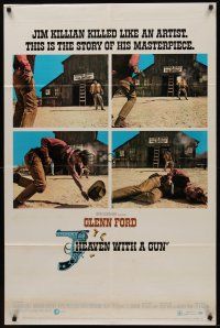 5p431 HEAVEN WITH A GUN 1sh '69 this is the story of Glenn Ford, who kills like an artist!