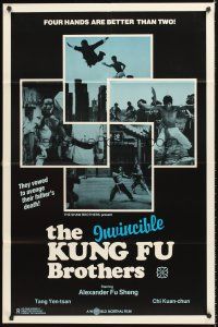 5p479 INVINCIBLE KUNG-FU BROTHERS 1sh '76 Cheh Chang, four hands are better than two!